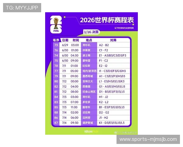 2026美加墨世界杯预选赛赛程详细安排及最新比赛时间表解析